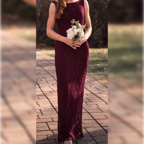 M P dresses Dresses & Skirts - Burgundy Bridesmaid dress